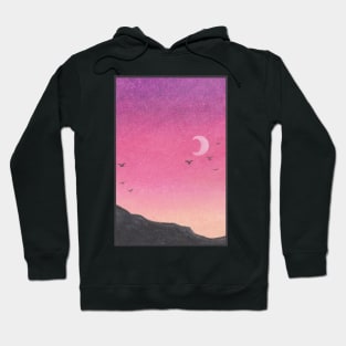 Oil Pastel | Purple Sky Hoodie